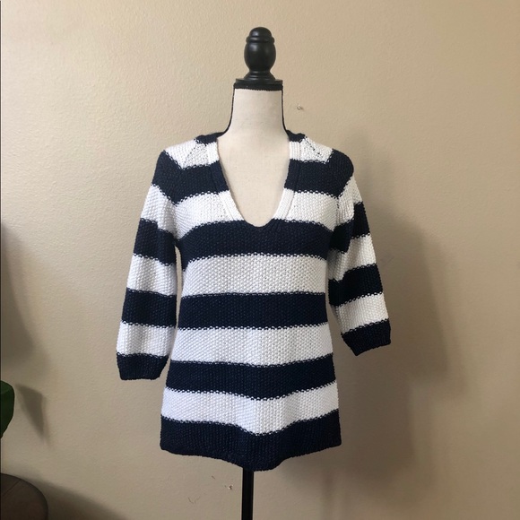 Zara stripe knit top - Picture 1 of 5